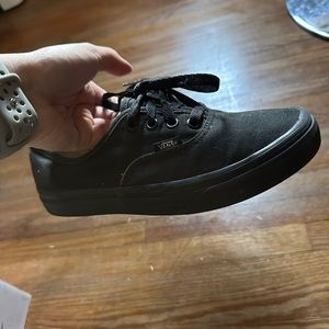 Vans black shoes